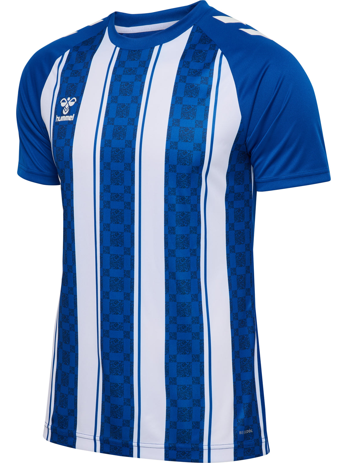 HUMMEL Match Striped Jersey S/S (true blue/white)