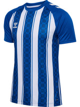 HUMMEL Match Striped Jersey S/S (true blue/white)