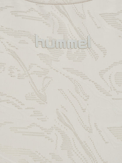 HUMMEL Vanja Jacquard Top Damen (silver birch)