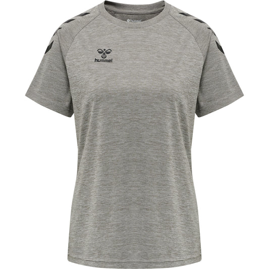 HUMMEL Core Xk Core Poly Tee S/S Damen Grau