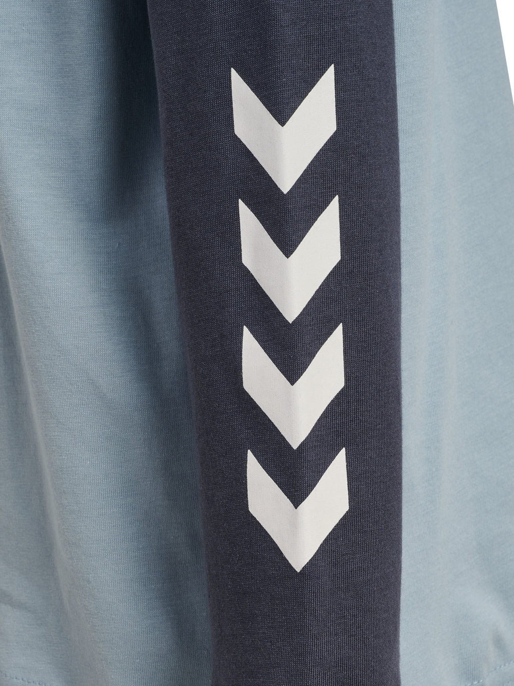 HUMMEL Logo T-Shirt L/S Kind (dusty blue)