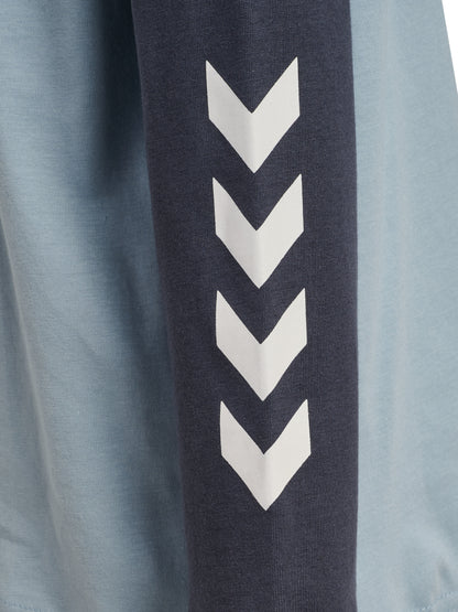 HUMMEL Logo T-Shirt L/S Kind (dusty blue)
