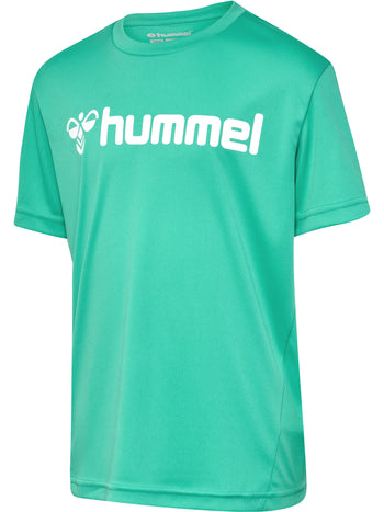 HUMMEL Logo Jersey S/S Kind (atlantis)