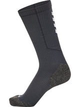 HUMMEL Pro Training Socks High (asphalt/white)