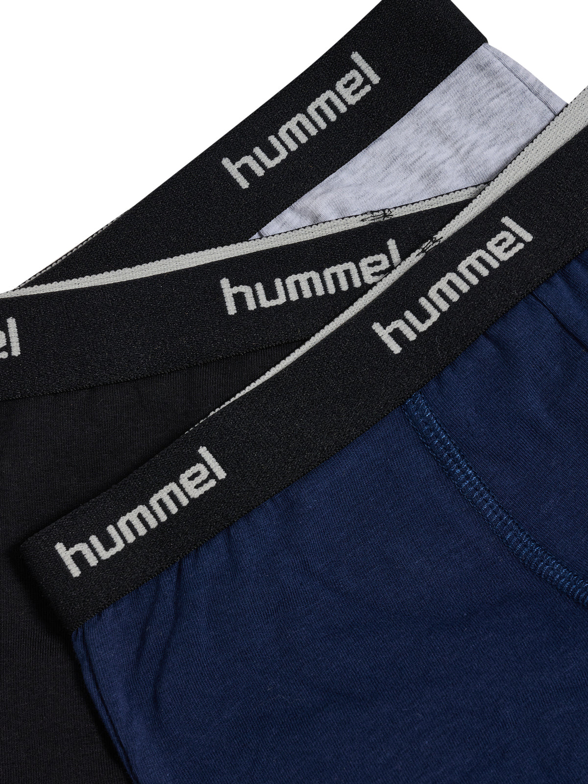 HUMMEL Nalle Boxers 3 Pack Kind (grey melange/dress blues/black)