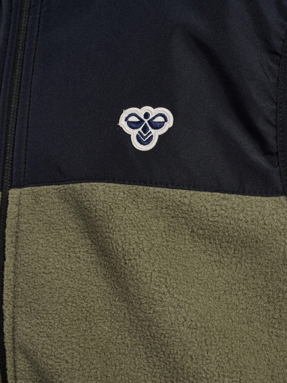 HUMMEL Rilo Fleece Zip Vest Kind (dusty olive)