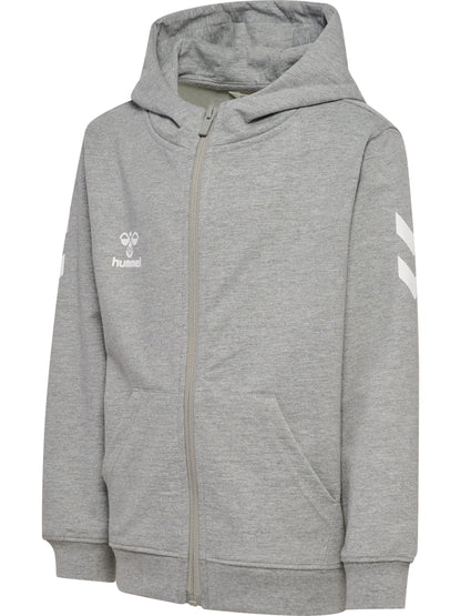 HUMMEL Go 2.0 Chevron Zip Hoodie Kind (grey melange)