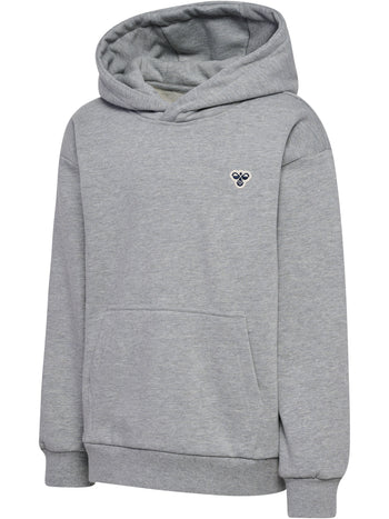 HUMMEL Loose Hoodie Bee Kind (grey melange)