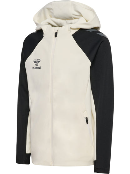 HUMMEL Cima 2.0 Zip Hoodie Kind (marshmallow/black)