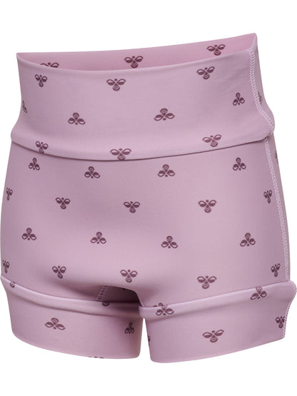 HUMMEL Mini Neoprene AOP Swim Shorts Kind (mauve shadow)