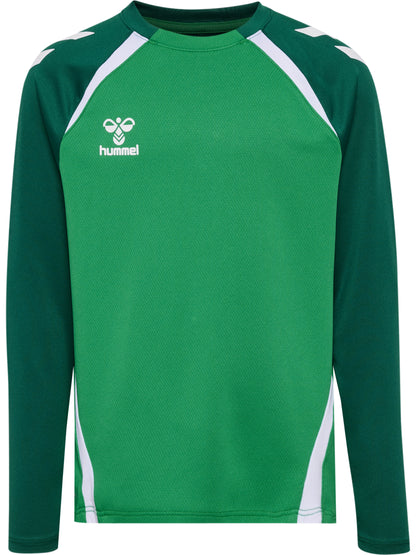 HUMMEL Lead 2.0 Crew Sweat Kind (jelly bean/evergreen)