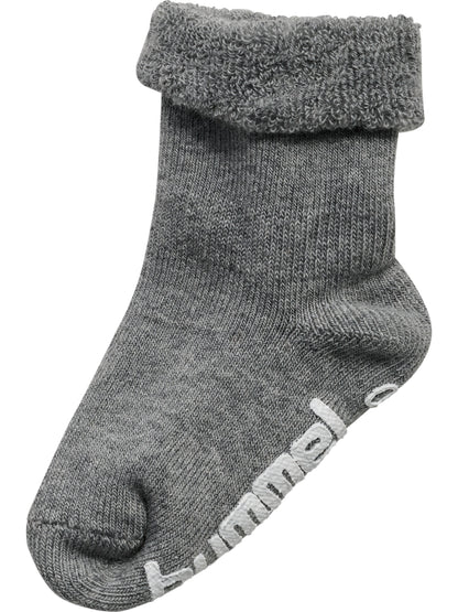 HUMMEL Mini Non Slip 3-Pack Sock Kind (grey melange)
