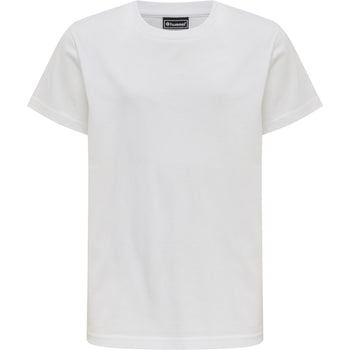 HUMMEL Red Basic T-Shirt S/S Unisex Kind Weiß
