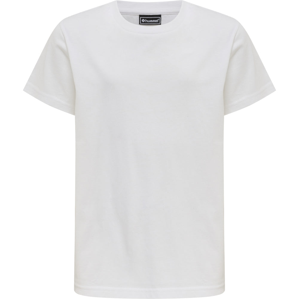 HUMMEL Red Basic T-Shirt S/S Unisex Kind Weiß