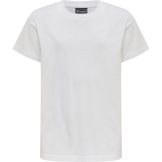HUMMEL Red Basic T-Shirt S/S Unisex Kind Weiß