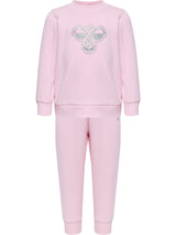 HUMMEL Mini Jersey Crewsuit Bee Kind (pink lady)