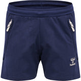 HUMMEL Move Grid Cotton Shorts Damen Blau
