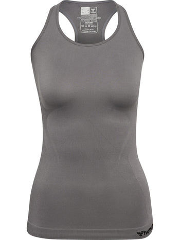 HUMMEL Tif Seamless Top Damen (charcoal gray)