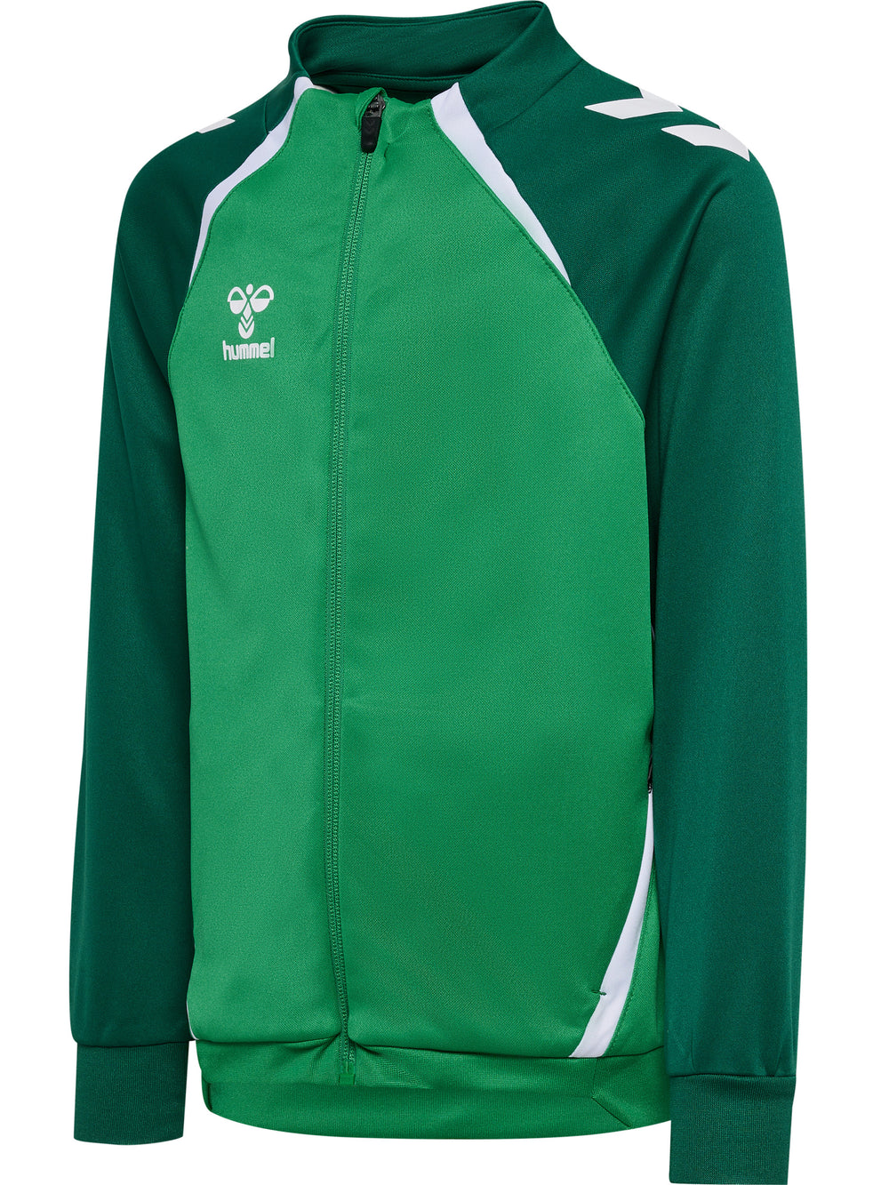 HUMMEL Lead 2.0 Track Zip Jacket Kind (jelly bean/evergreen)