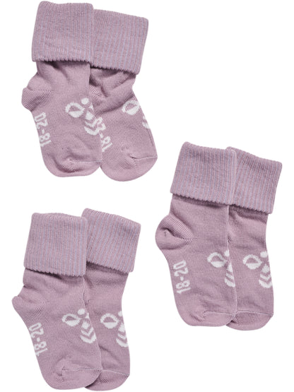 HUMMEL Mini Bee 3-Pack Sock Kind (sea fog)