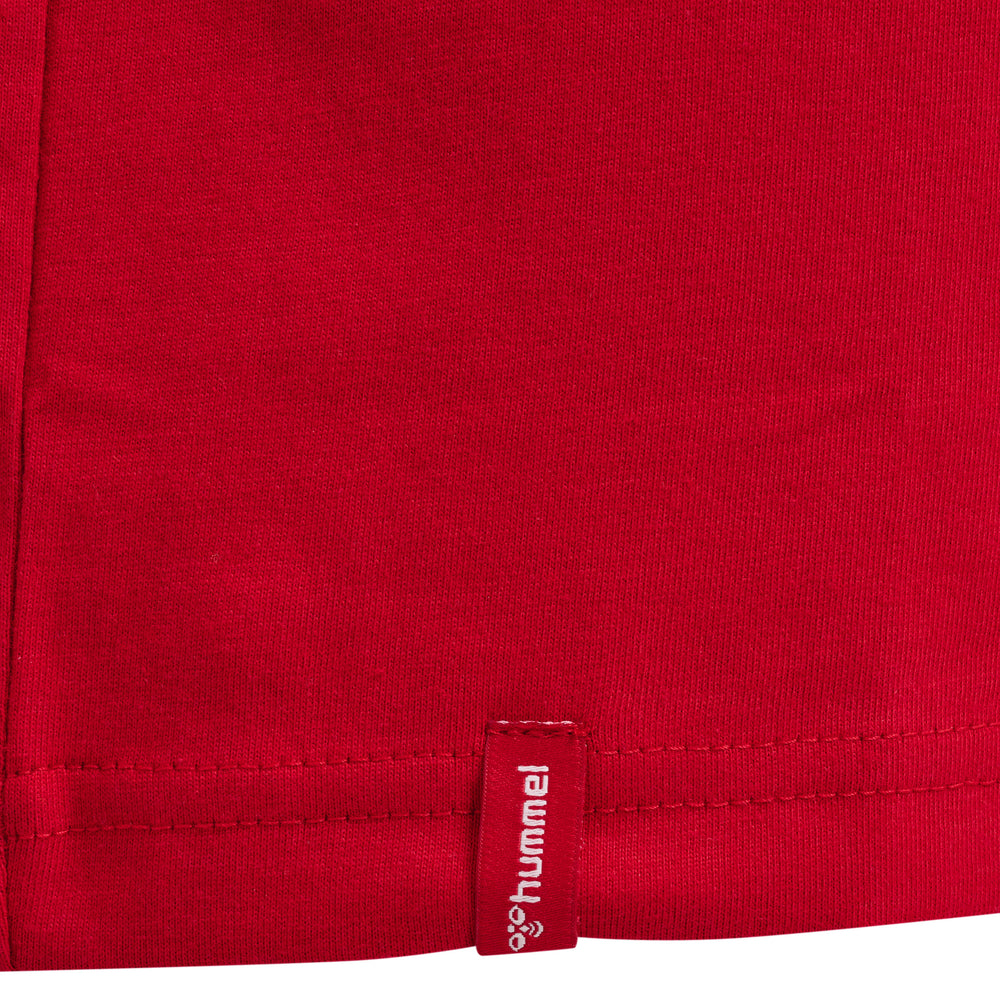 HUMMEL Red Basic T-Shirt S/S Kind (tango red)