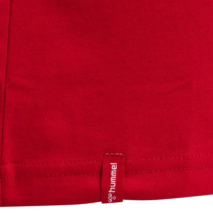 HUMMEL Red Basic T-Shirt S/S Kind (tango red)