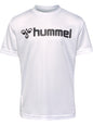 HUMMEL Logo Jersey S/S Unisex Kind Weiß