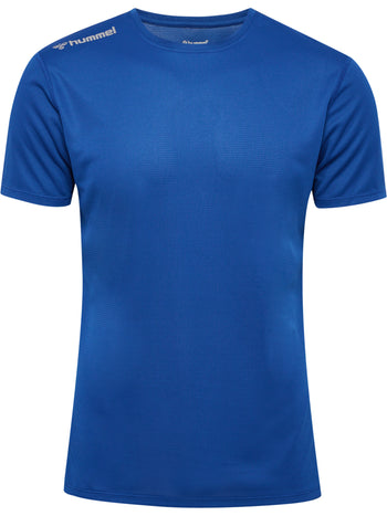 HUMMEL Run Jersey S/S Herren Blau