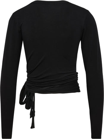 HUMMEL Soft Wrap Blouse Damen (black)