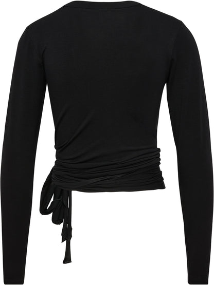 HUMMEL Soft Wrap Blouse Damen (black)