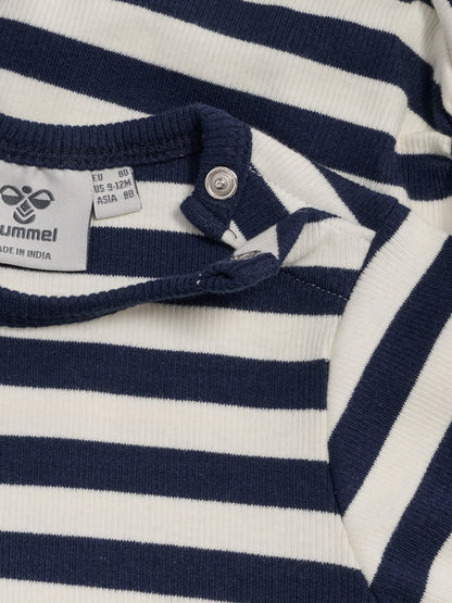 HUMMEL Alphie Body L/S Kind (dress blues/marshmallow)