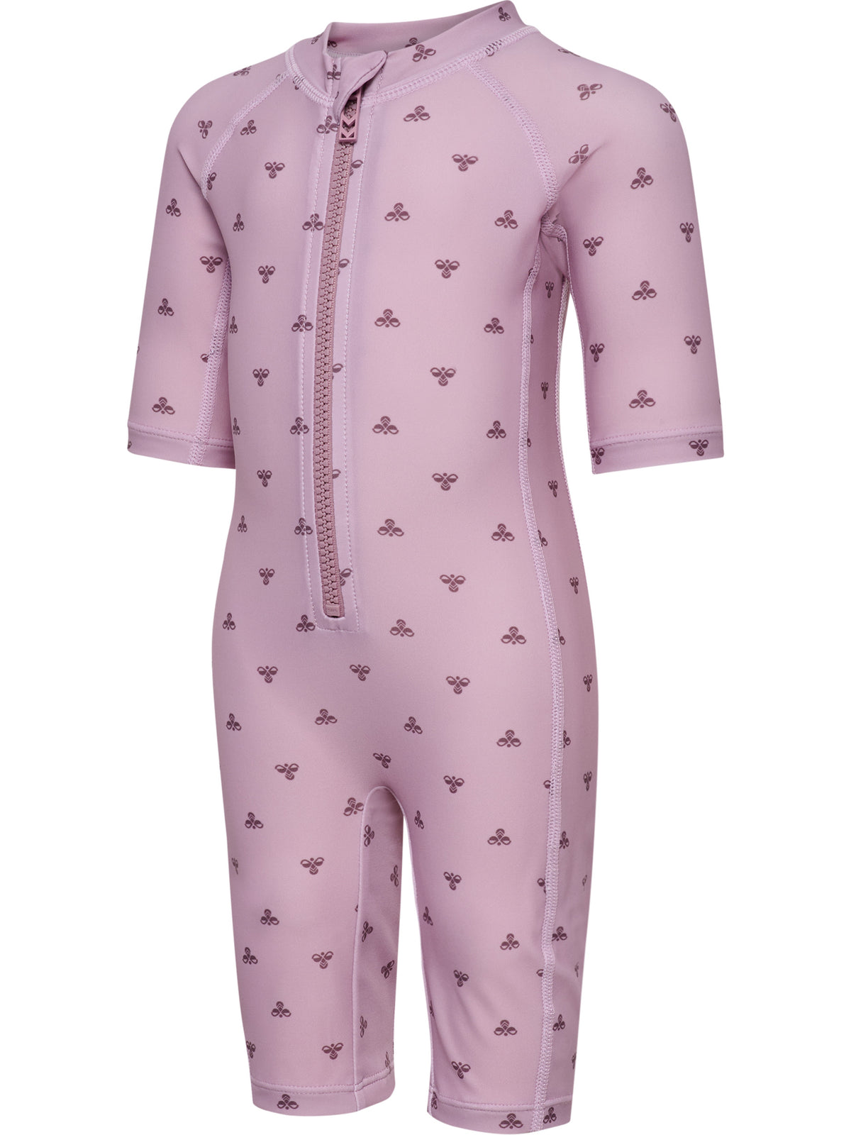 HUMMEL Mini Bee AOP Swimsuit 3/4 SL Kind (mauve shadow)