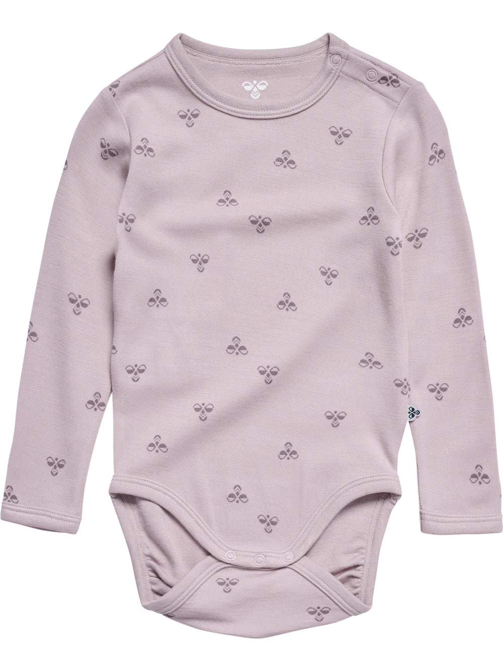 HUMMEL Mini Wool Body L/S Kind (cloud gray)