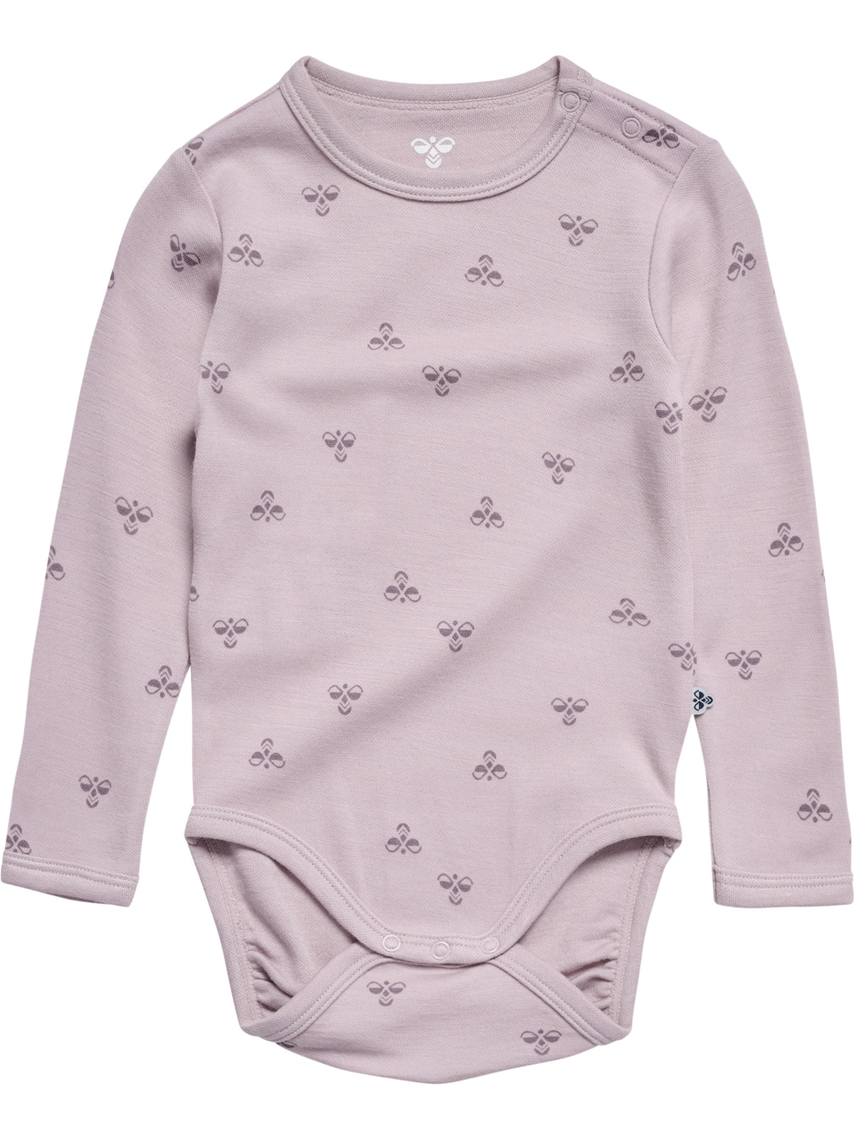 HUMMEL Mini Wool Body L/S Kind (cloud gray)