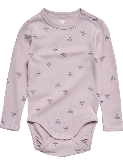 HUMMEL Mini Wool Body L/S Kind (cloud gray)
