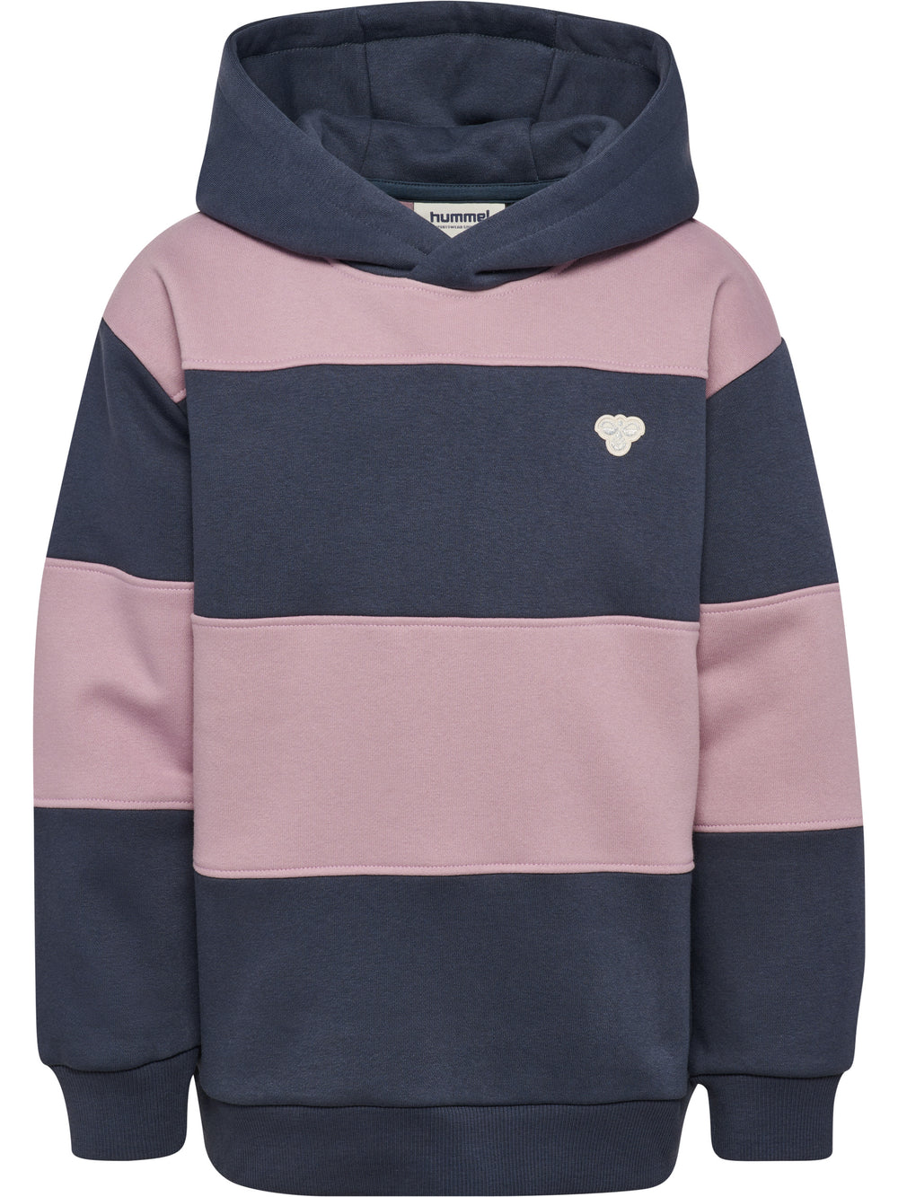 HUMMEL Loose Stripe Hoodie Bee Kind (ombre blue)
