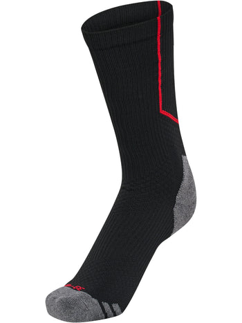 HUMMEL Pro Training Socks Low (black/true red)