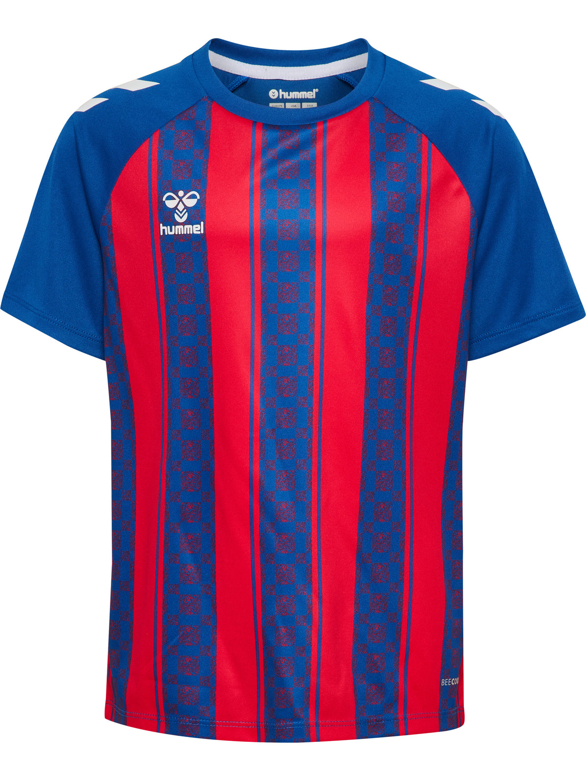 HUMMEL Match Striped Jersey S/S Kind (true blue/true red)
