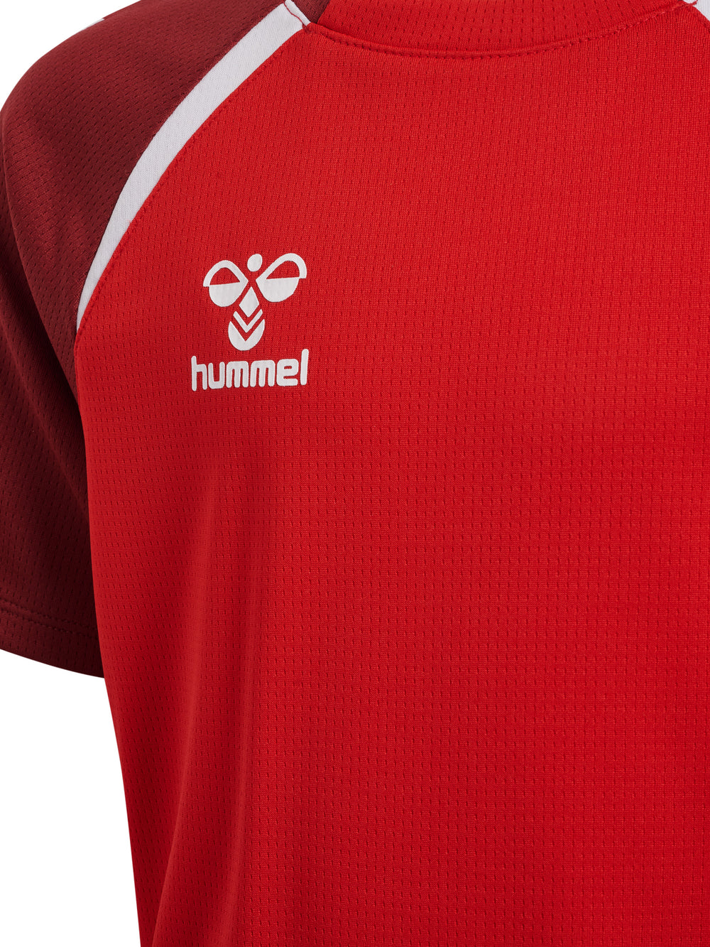 HUMMEL Lead 2.0 Jersey S/S Kind (true red/maroon)