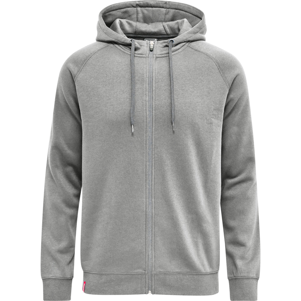 HUMMEL Red Classic Zip Hoodie (grey melange)