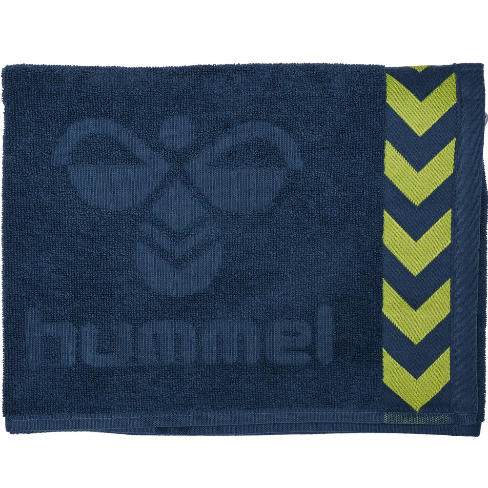 HUMMEL Small Towel (dark denim/lime punch)