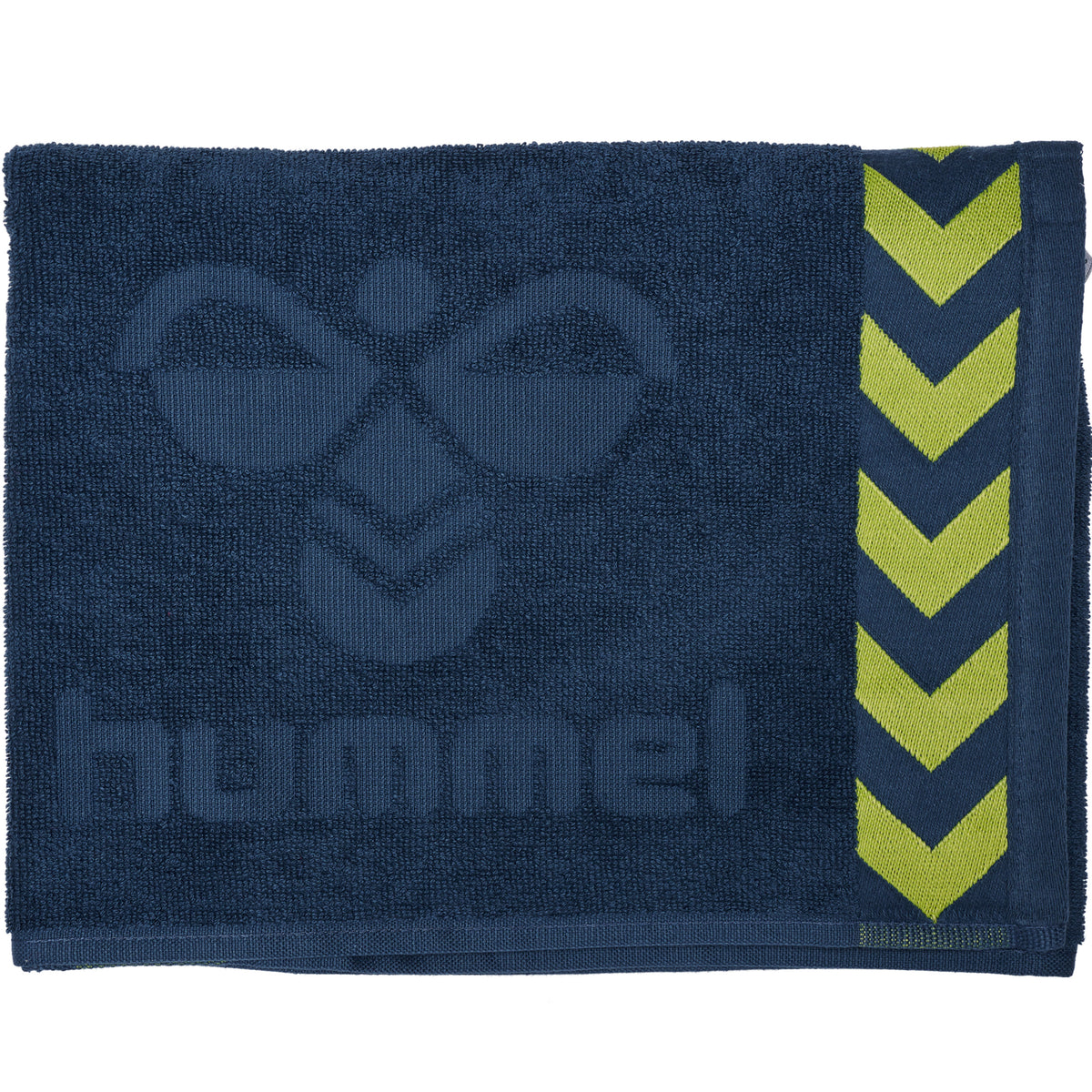 HUMMEL Small Towel (dark denim/lime punch)