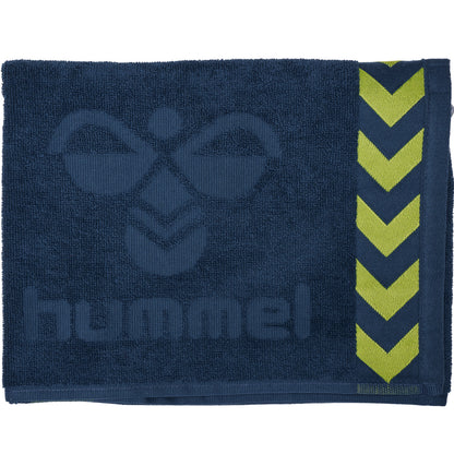 HUMMEL Small Towel (dark denim/lime punch)