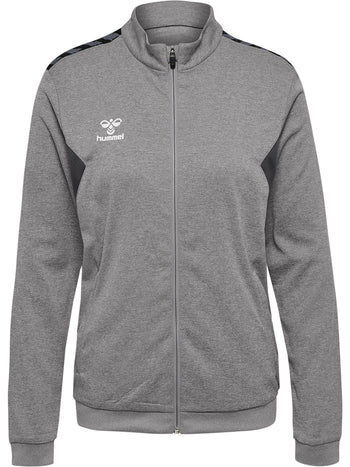 HUMMEL Authentic Pl Zip Jacket Damen Grau