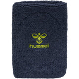 HUMMEL Old School Big Wristband (dark denim/lime punch)