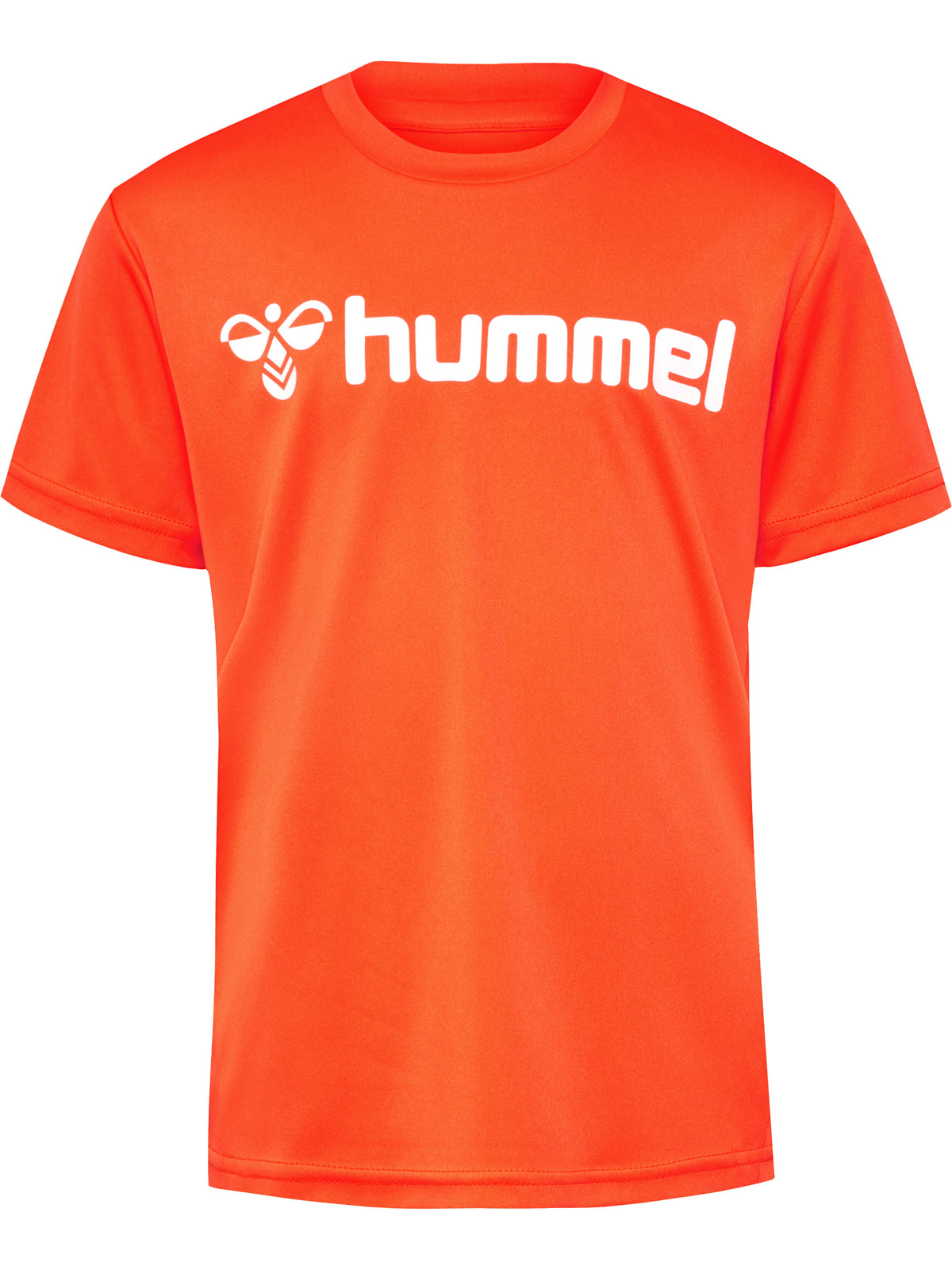 HUMMEL Logo Jersey S/S Kind (nasturtium)