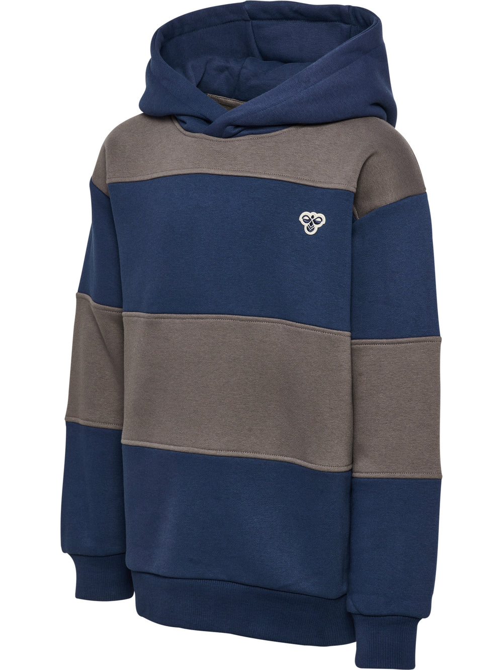 HUMMEL Loose Stripe Hoodie Bee Kind (dress blues)