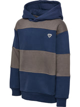 HUMMEL Loose Stripe Hoodie Bee Kind (dress blues)