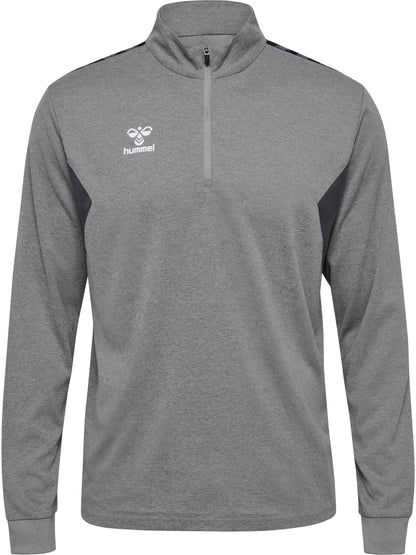 HUMMEL Authentic Half Zip Sweat (grey melange)