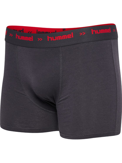 HUMMEL Rise 3-Pack Boxers (nine iron/white/true red)